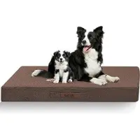 OEM Unzersäbelles Hunde-Beistellbett für erstklassigen Komfort - 1 Stück - braun - Maße 92 x 69 x 7,6 cm