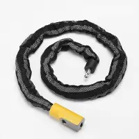 OEM Bikeketting- 90 cm lang- 11 mm Stahlkette-Anti Rost- robust ausgestattet- antidiebstahl- Kommt mit zwei Schlüsseln