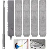 OEM Wasbare Telescopische Stofdoek Set, Lange Uitschuifbare Stofzuigerhulp, Voor Slaapbank, Meubels, Vloer, Huishoudelijk