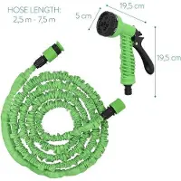Famanu Gartenschlauch - Flexibel und langlebig, erweiterbar von 2,5 bis 7,5 m