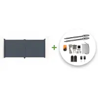Casanoov Flügeltor Elektrisch Eiger 350x160cm & Drehtorantrieb Tanker B250