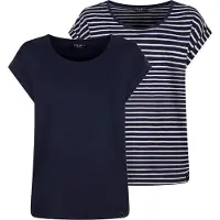 DENIMFY Top DFSophie 2er Pack in Blau | Gr.: XXL