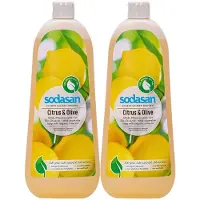 Sodasan Flüssigseife Liquid Citrus-Olive 2 x 1 Liter