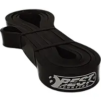 Best Sporting Fitnessband I Widerstandsband I Leicht 10-18 kg in blau 17 mm oder Mittel 15-25 kg in schwarz 21 mm I Vielseitiges und individuelles Fitness- und Widerstandstraining