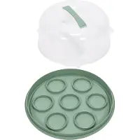 Eh Excellent Houseware Tragbare Box für Kuchen oder Muffins, Ø 25 x 14 cm
