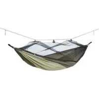 Amazonas Hängematte Moskito Traveller Thermo grün schwarz