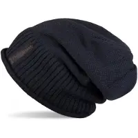StyleBREAKER Strickmütze "Feinstrick Beanie mit Teddyfleece" 1 Stk.