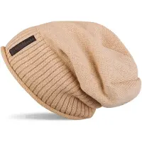 StyleBREAKER Strickmütze "Feinstrick Beanie mit Teddyfleece" 1 Stk.