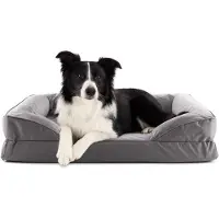 Lumaland orthopädisches Hundebett Outdoor & Indoor | ergonomisches Hundesofa 90x