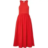 Y.A.S Y.a.s. Damen Kleider Yasmira Sl Long Dress - Rood - Größe S