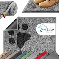 Kesser Schmutzfangmatte rutschfeste Fußmatte für Innen- & Außenbereich waschbar & wetterfest Türmatte Wohnungseingang Teppich für Büro & Vorzimmer Fußabtreter Fußabstreifer