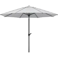 Schneider-Schirme Schneider Sonnenschirm Adria silbergrau, ca. 300 cm Ø