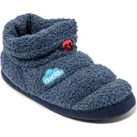 Nuvola . Hausschuhe Herren Damen rutschfester Sohle warm gepolstert bequem dunkelblau 36-37 - UNBEP