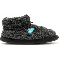 Nuvola . Hausschuhe Herren Damen rutschfester Sohle warm gepolstert bequem darknegro 44/45 EU - UNBOC