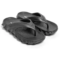 Brasileras Herren Zehensandalen mit rutschfester Sohle bequem schuhe strand/schwimmbad/stadt schwarz 45 EU - UBROVY
