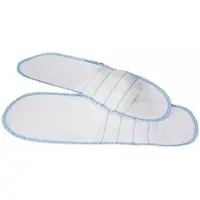 Hygonorm 10x100 Slipper "Standard" Weiss Einheitsgröße Hotelslipper Einwegslipper