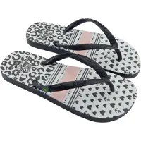 Brasileras Kinder Zehensandalen rutschfester bequem schuhe strand/schwimmbad/stadt schwarz 27/28 EU - UBP21CTY