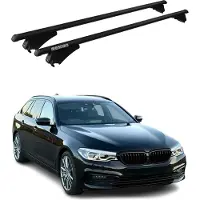 Menabo Dachträger Grundtäger für BMW 5er Touring G31 2017-2023 75kg Alu Schwarz