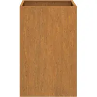 vidaXL - Pflanzgefäß - 62x30x29 - cm - kaltgewalzt - Stahl - weiß