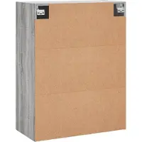 vidaXL Wandschrank Grau Sonoma 69,5x34x90 cm