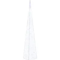 vidaXL LED-Leuchtkegel Acryl Deko 60 cm Blau