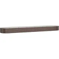 vidaXL Hochbeet Verzinkter Stahl 507x100x36 cm Braun