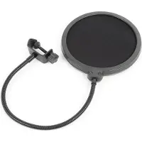 VONYX M06 Mikrofon Pop Filter 6'' Schutzschirm flexibler Schwanenhals
