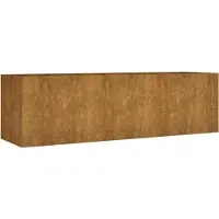 vidaXL Hochbeet 280x80x80 cm Cortenstahl
