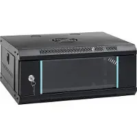 vidaXL Netzwerkschrank mit Speicher Schwarz 53 x 45 x 21 cm Stahl