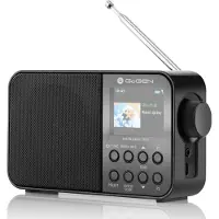 GoGen Radioempfänger mit DAB+ DAB 500 BTC, schwarz - B