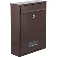 VOREL LETTERBOX 360 x 260 x 80mm BROWN 78557