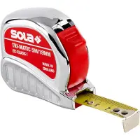 Sola TRI-MATIC-Stahl-Rollmaßband 25 mm, 8 m – SOL 50023401