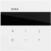 Gira Radio IP 232072, System 70, Internetradio, WLAN, Bluetooth, Unterputz-Radio, reinweiß matt
