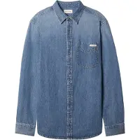 Calvin Klein Jeans Jeanshemd "VINTAGE INDIGO" Regular fit mit Rundhalsausschnitt