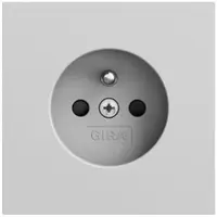 Gira Steckdose 1-fach grau matt Unterputz mit BS Schutzkontakt 448576 IP20