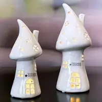 Tiziano Lichthaus Assisi 20cm LED cremeweiß