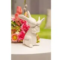 Tiziano Hase Fabrio mit Kind creme 11cm