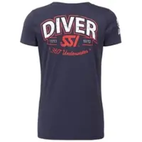 Ssi Damen T-Shirt Round Neck DIVER - Gr. L