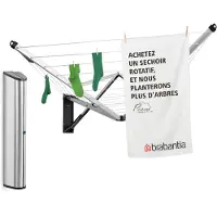 Brabantia 475924, Wall-mountable rack, Edelstahl, 1800 mm, 1820 mm, 1090 mm
