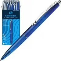Schneider Kugelschreiber K 20 ICY Colours, Gehäuse blau, Schreibfarbe blau, 20 Stück