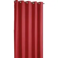 Arsvita Verdunkelungsgardine Ösen Shadow 135x175 cm Rot