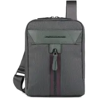 Piquadro Pocket Crossbody Bag In Recycled Fabric