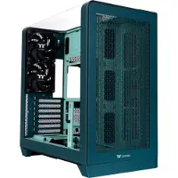 Thermaltake View 390 Air, Midi Tower, PC, Blau, Mini-ITX, micro ATX, ATX, SPCC, Gehärtetes Glas, Multi