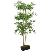 Furnicato Bambusbaum Künstlich 380 Blätter 80 cm Grün