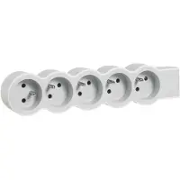 Legrand Steckdosenleiste mit Schutz Verlängerungskabel MULTIFB 5X2P+T STD ACBL B/G 049498