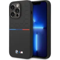 BMW BMHCP15X22SMPK iPhone 15 Pro Max 6.7" czarny/black Silicone Pattern