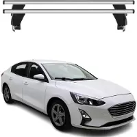 Menabo Dachträger Grundtäger für Ford Focus 2018-2024 50kg Alu Silber 2 tlg
