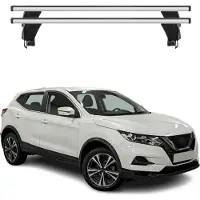 Menabo Dachträger Grundtäger für Nissan Qashqai J11 2017-2021 FL 50kg Alu Silber