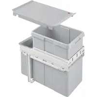 Hailo Abfallsammler Inset Tandem 38+7 L hellgrau 3614301