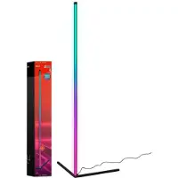 Briloner RGBIC LED Stehlampe, Fernbedienung, Gaming Deko, Dimmbar, 1,4 m